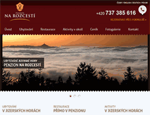 Tablet Screenshot of pensionrozcesti.cz
